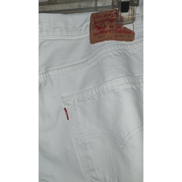 Levi's 501 (31 x 32) White button fly Red tag - Picture 7 of 14